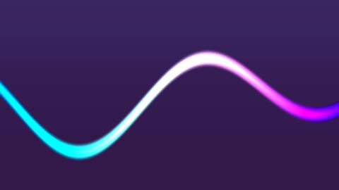 Neon Wave Horizon Horizontal 30fps