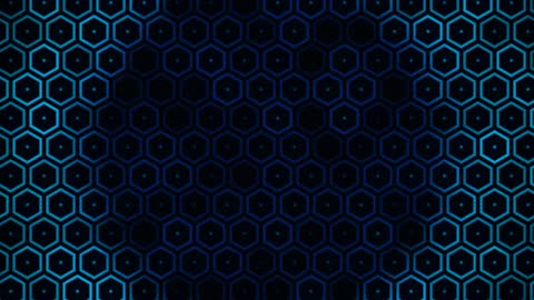 Neural Pulse Hexagon Flow Background
