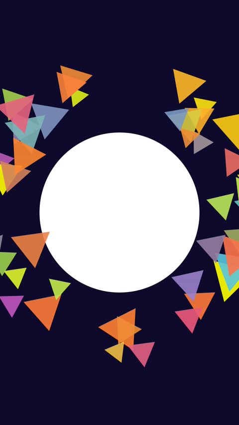 Orbiting Comet Triangles Around Core