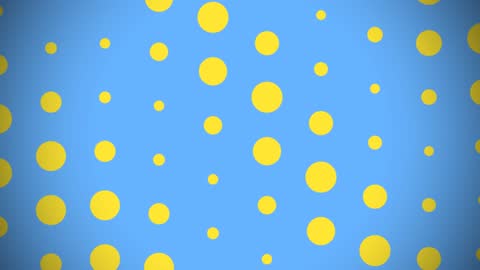 Playful Floating Bubble Pattern Loop