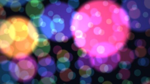 Playful Fractal Bubble Background Horizontal