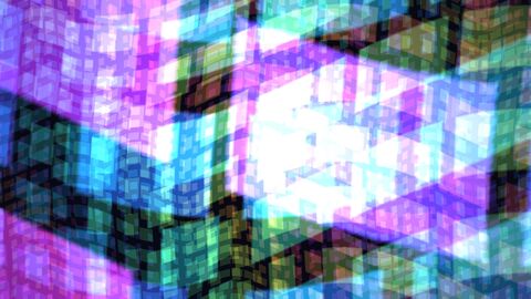 Pop Fractal Ribbon Blocks Background