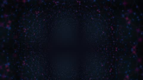 Pop Neon Binary Data Flow