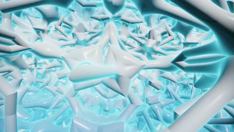 Prismatic Crystalline Lattice Horizontal 30fps