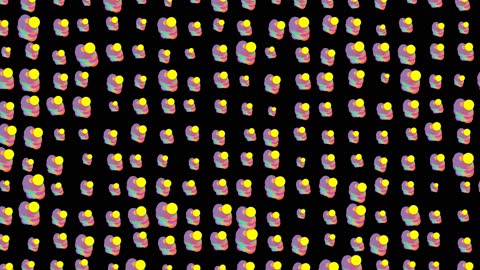 Pulsating Floating Candy Dot Patterns