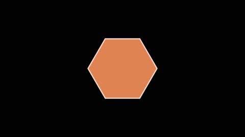Pulsating Shape Morph Hexagon