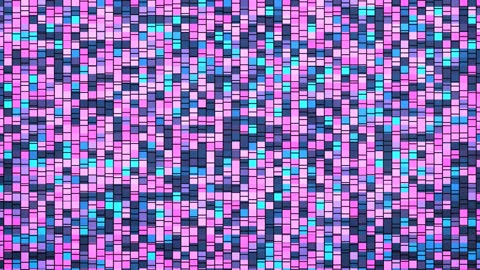 Quantum Data Rainfield Grid Horizontal