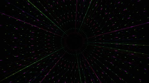 Quantum Neon Fiber Optic Flow