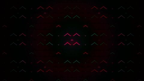 Radiant Crimson Heart Fractal Abstract