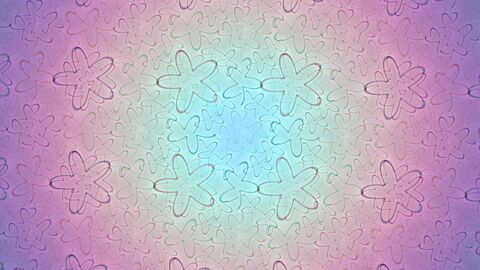 Radiant Fractal Mandala Bloom Horizontal