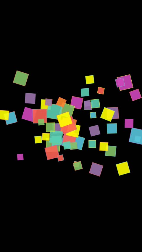 Radiant Gradient Squares vertical 4k