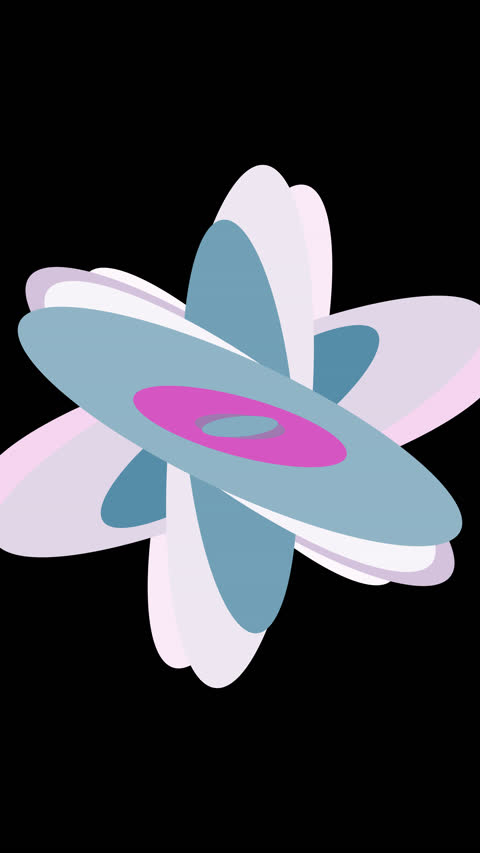 Radiant Petal Pulse with Mirror