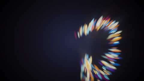 Radiant Prismatic Energy Flow Waves