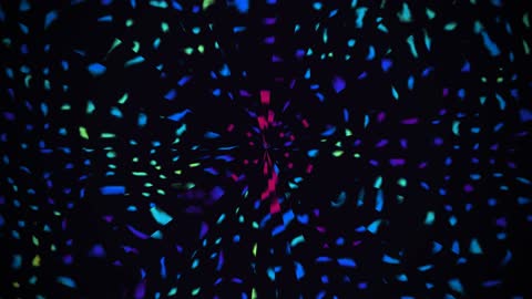 Retro 80s Rainbow Polygon Motion