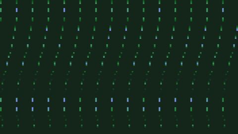 Retro Abstract Digital Forest Loop