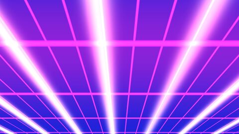 Retro Grid Storm Horizontal 30fps