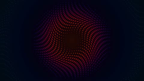 Retro Vector Halftone Pulsation Horizontal