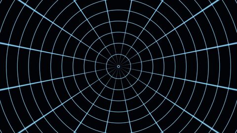 Retro Vector Tunnel Background Horizontal