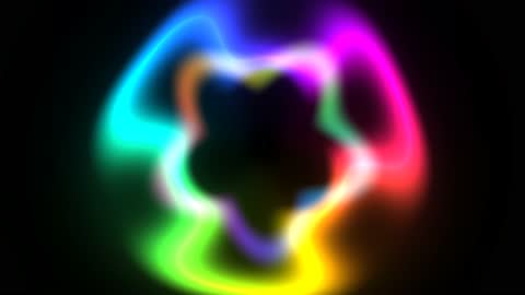 Seamless Iridescent Silk Ribbon Flow