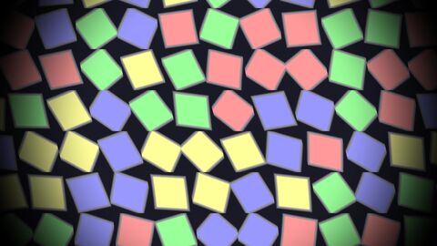 Seamless Looping Colorful Spinning Blocks
