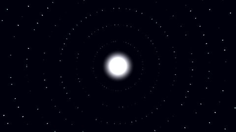 Seamless Looping Hyperspace Jump Star