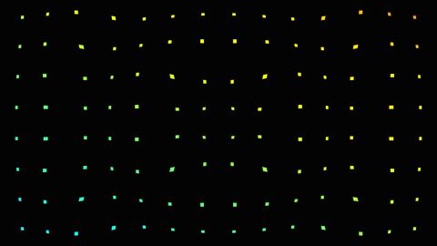 Seamless Looping Neon Grid Warp