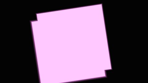 Seamless Looping Neon Hyper Cube