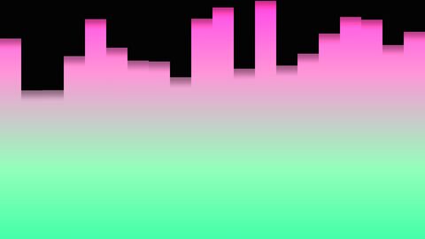 Seamless Looping Retro Bar Graph