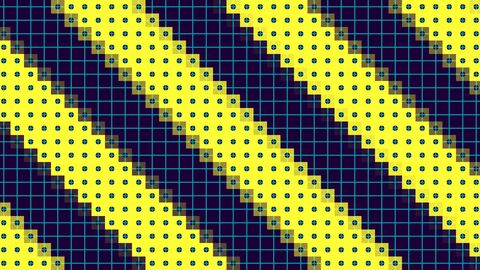 Seamless Looping Retro Gaming Grid