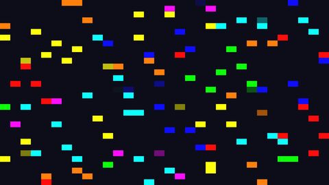Seamless Retro Pixel Blocks Loop
