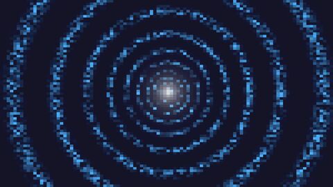 Seamless Scrolling Retro Abstract Warp