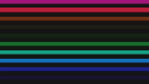 Seamless Scrolling Retro Rainbow Stripes