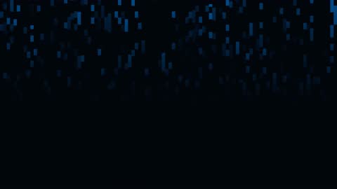 Seamless Top Binary Rain Horizontal