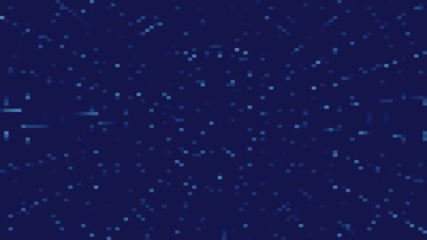 Seamless Warped Pixel Grid Tunnel