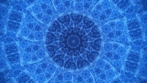 Serene Azure Crystal Flow Background