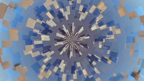 Sharp Concentric Shard Abstract Background