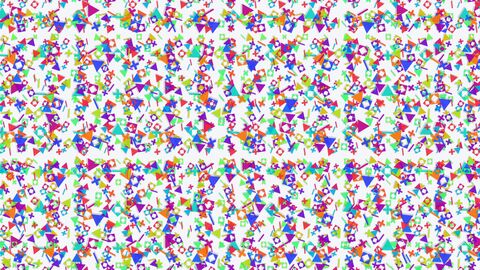 Sharp Floating Multi Shape Background