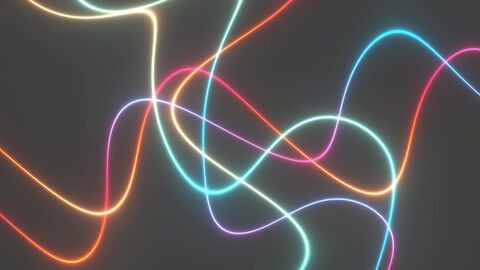 Sharp Lightning Pulse Abstract Background