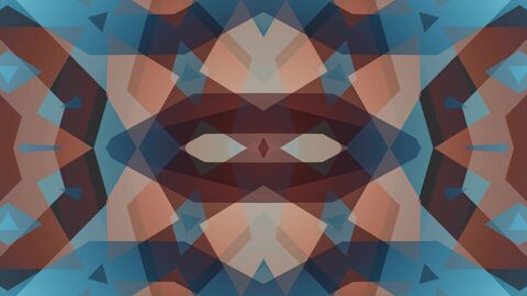 Sharp Polygonal Wave Abstract Background
