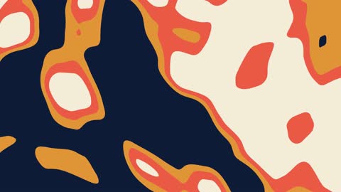 Sleek Flat Geometric Wave Motion