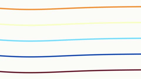 Soft Rainbow Wavy Ribbon Motion