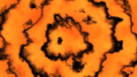 Solar Flare Veins Golden Energy