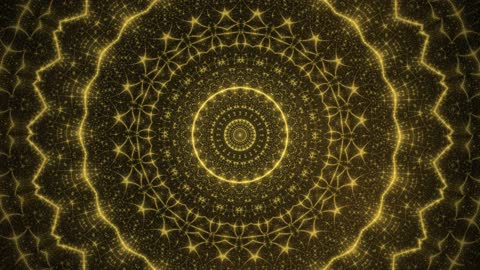 Sovereign Golden Aurora Mandala Fractal