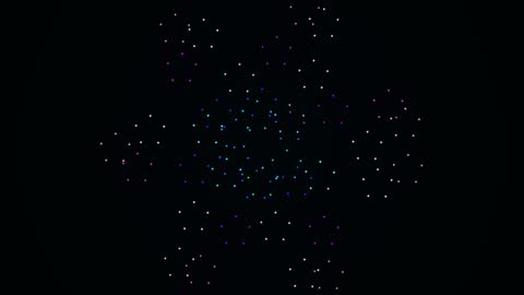 Spectral Data Node Mandala Horizontal