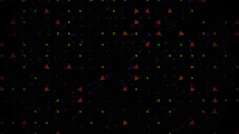 Spectral Geometric Rain Horizontal 30fps