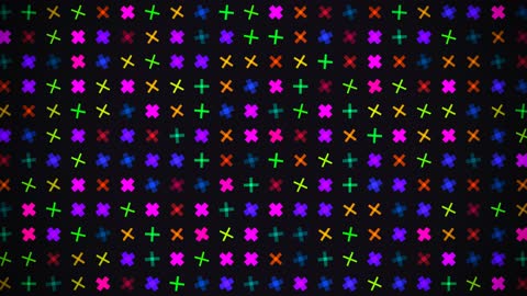 Spectral Graphic Crosses Horizontal 30fps