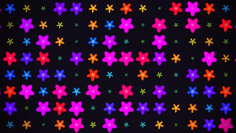 Spectral Kinetic Petals Horizontal 30fps