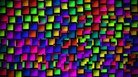 Spectral Mosaic Displacement Horizontal 30fps