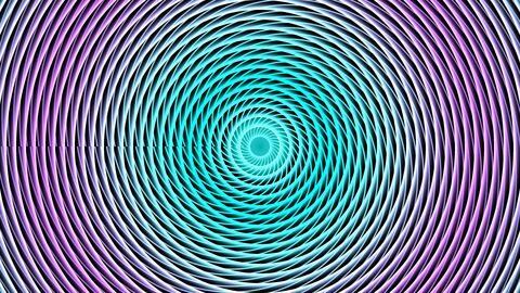 Spinning Wormhole Portal Simulation Horizontal