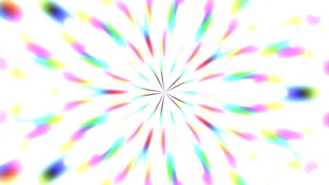 Swirling Triple Color Energy Portal
